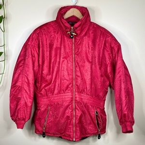 Vintage Obermeyer Red Chelsea Ski Coat Womens Size 12